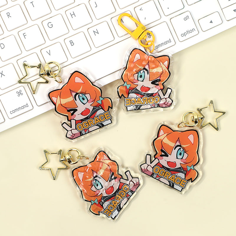 Custom Ripple Acrylic Keychains