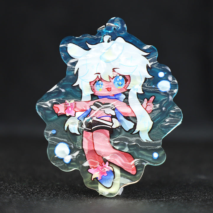 Custom Ripple Acrylic Keychains