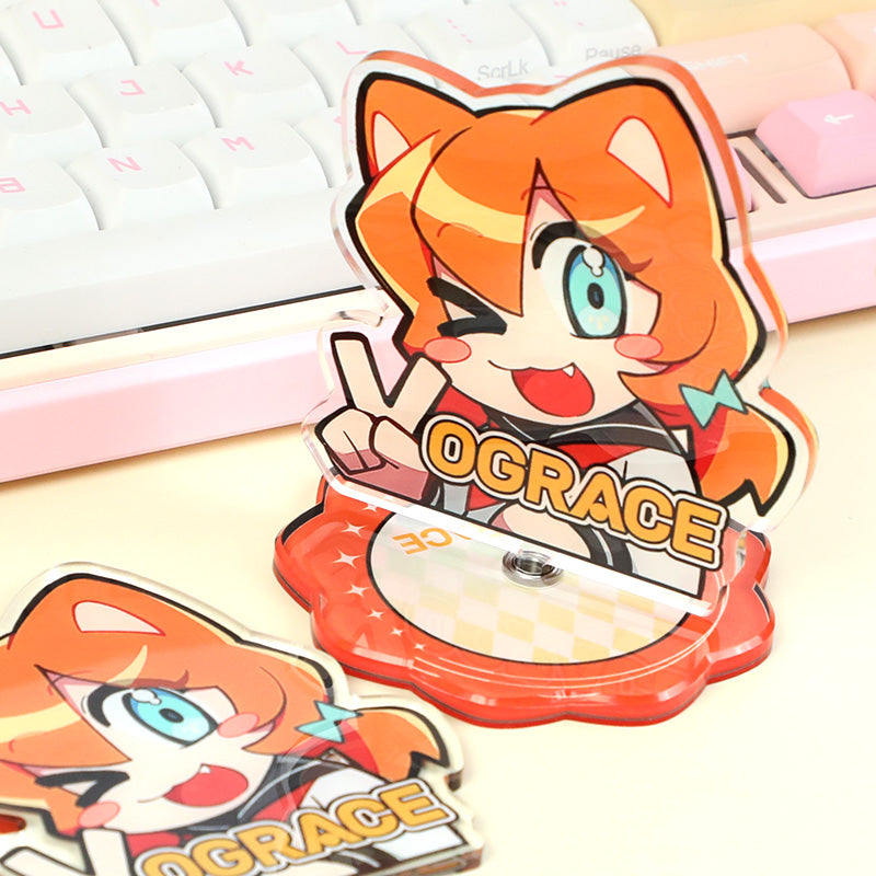 Custom Rotating Acrylic Standees