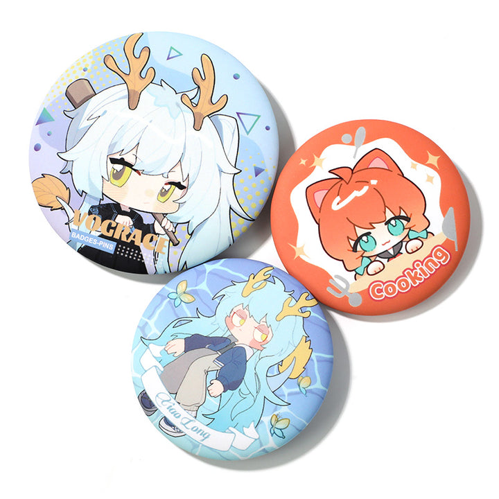 Custom Round Button Pins