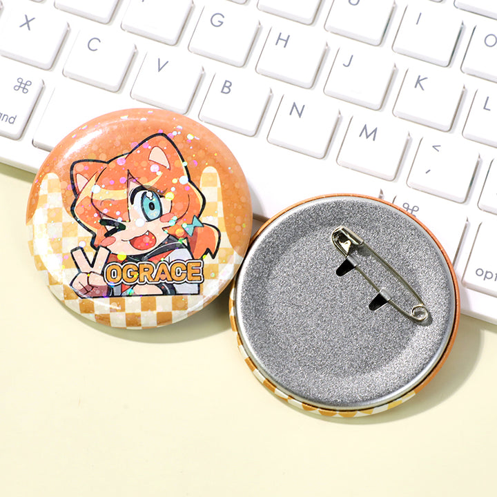 Custom Round Button Pins