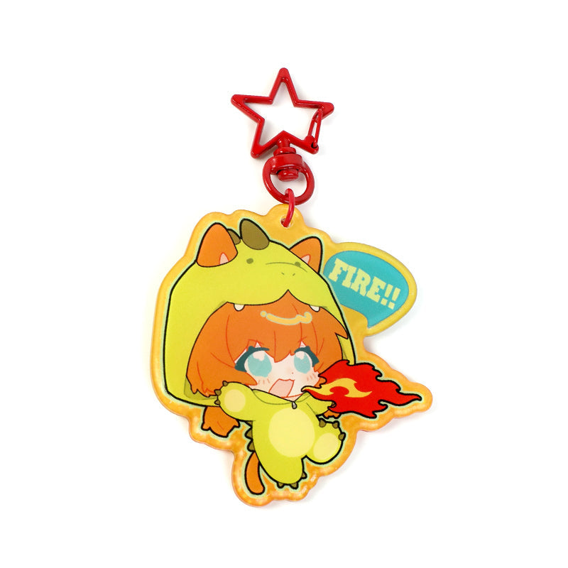 Custom Rounding Clear Acrylic Keychains - VOGRACE