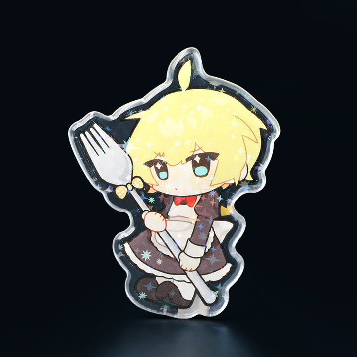 Custom Rounding Clear Acrylic Pins - VOGRACE