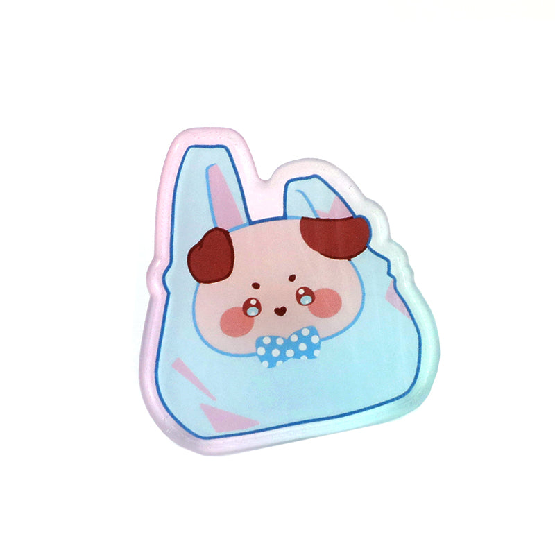 Custom Rounding Clear Acrylic Pins - VOGRACE