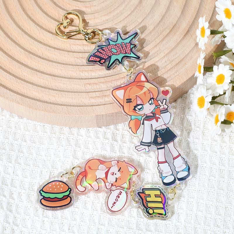 Custom Connected Clear Acrylic Charms | Vograce