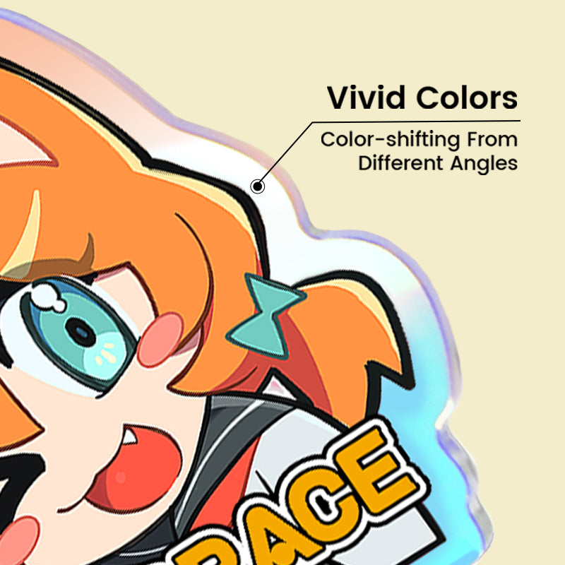 Custom Series Connection Rainbow Acrylic Charms