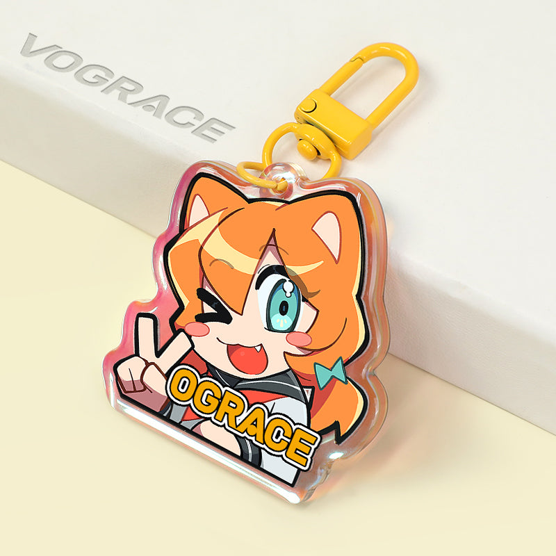 Custom Series Connection Rainbow Acrylic Charms