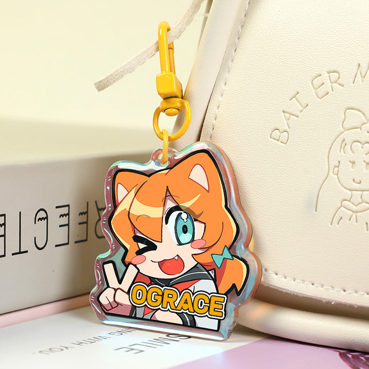 Custom Series Connection Rainbow Acrylic Charms