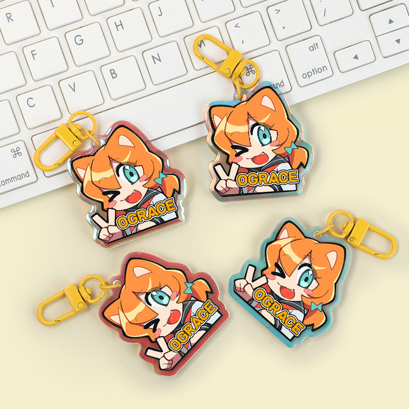 Custom Series Connection Rainbow Acrylic Charms