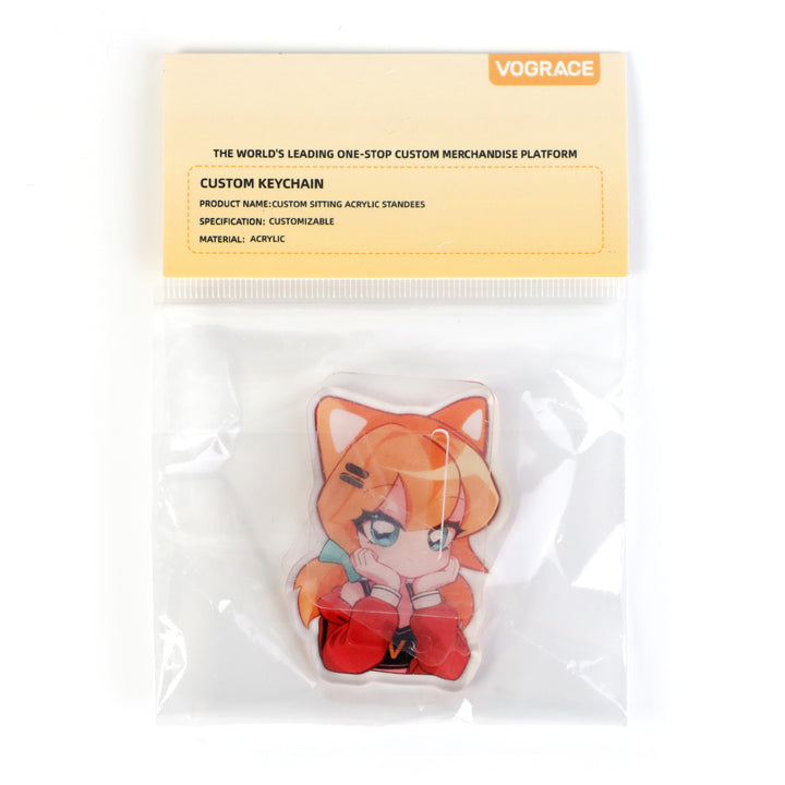 Custom Sitting Acrylic Standee