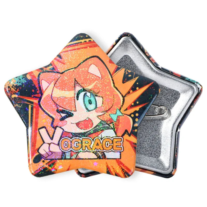 Custom Star Button Pins