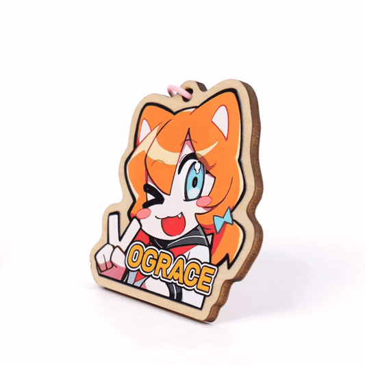 Custom Synthetic Wooden Keychains