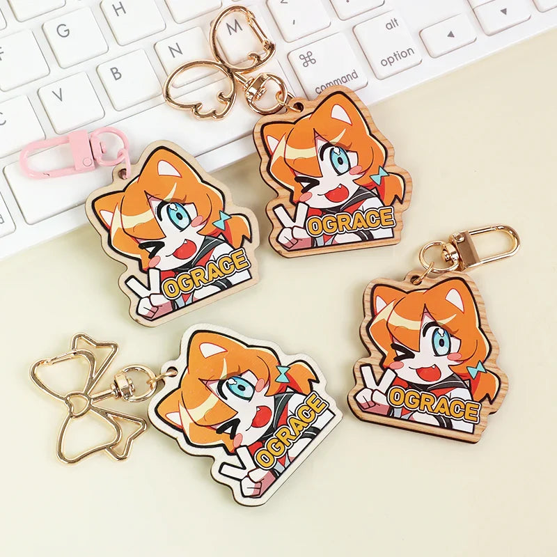 Custom Synthetic Wooden Keychains – VOGRACE