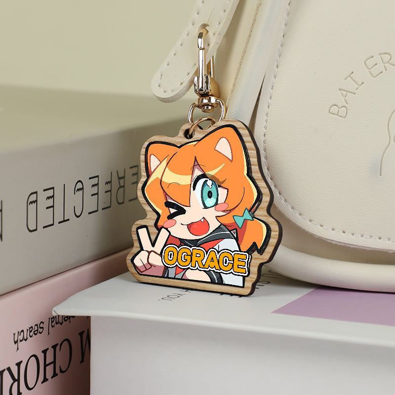 Custom Synthetic Wooden Keychains – VOGRACE