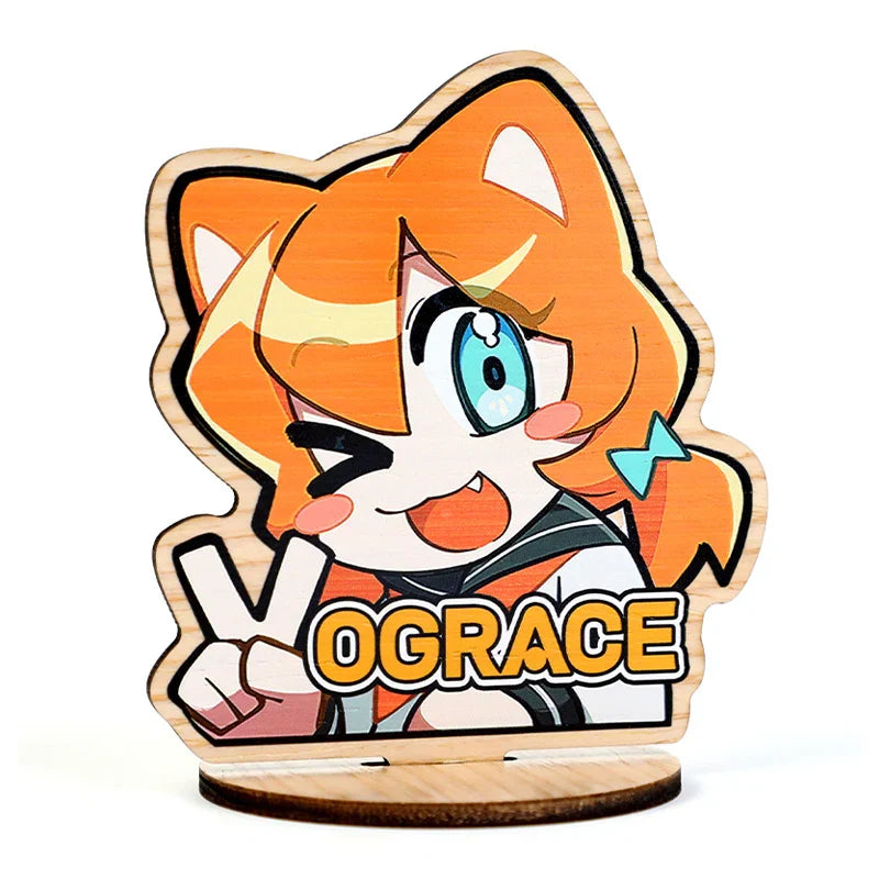 Custom Synthetic Wooden Standees | Low MOQ & CMYK Print | Vograce