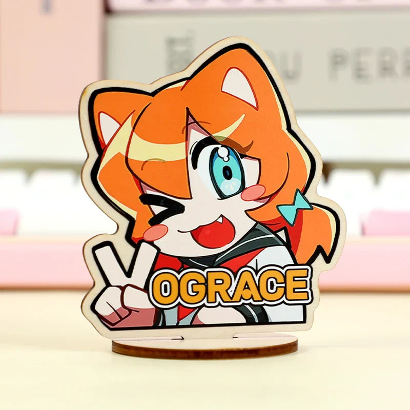 Custom Synthetic Wooden Standees | Low MOQ & CMYK Print | Vograce