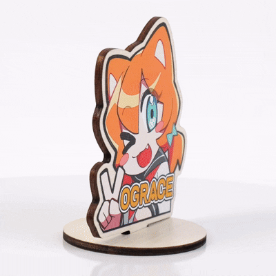 Custom Synthetic Wooden Standees | Low MOQ & CMYK Print | Vograce