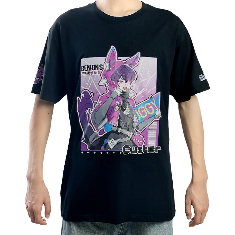 Custom Cotton Crew Neck Printed T-Shirts