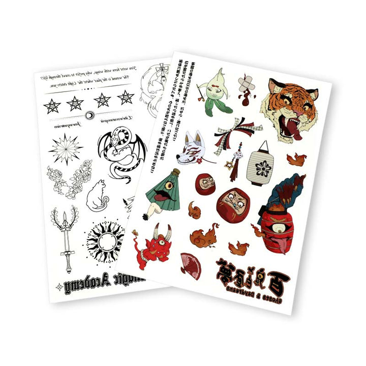 Custom Temporary Tattoo Sticker Sheets - VOGRACE