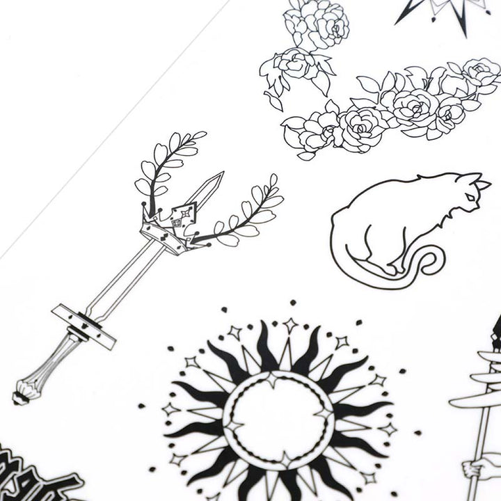 Custom Temporary Tattoo Sticker Sheets - VOGRACE