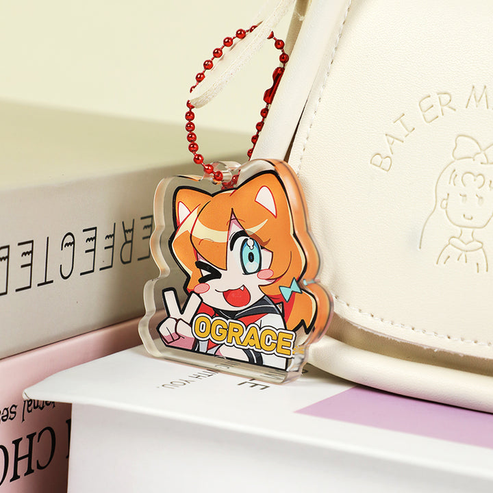 Custom Thick Acrylic Keychain