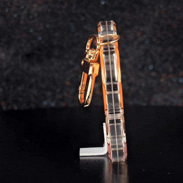 Custom Thick Rounding Clear Acrylic Keychain