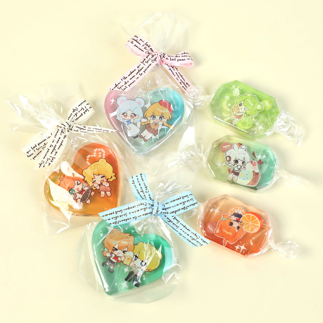 Custom Thick Rounding Clear Acrylic Keychain