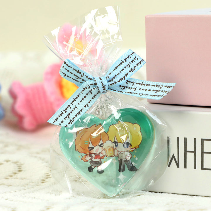 Custom Thick Rounding Clear Acrylic Keychain