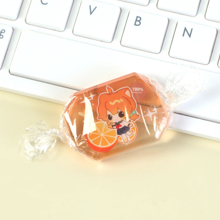 Custom Thick Rounding Clear Acrylic Keychain