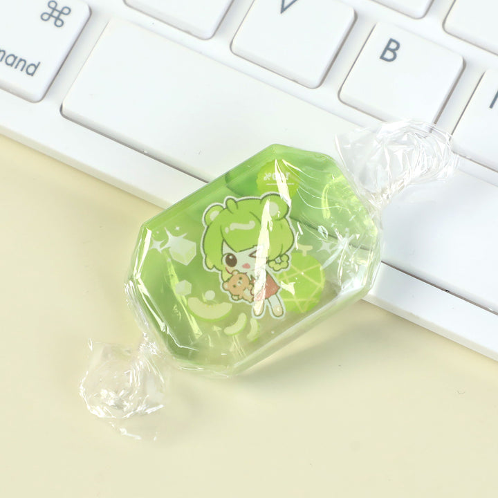 Custom Thick Rounding Clear Acrylic Keychain