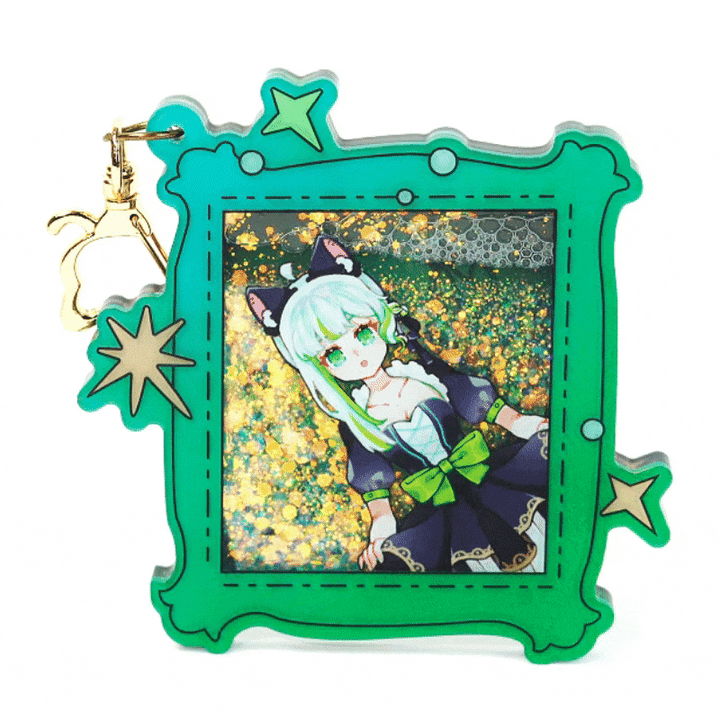 Custom Thicken Quicksand Liquid Keychains - VOGRACE