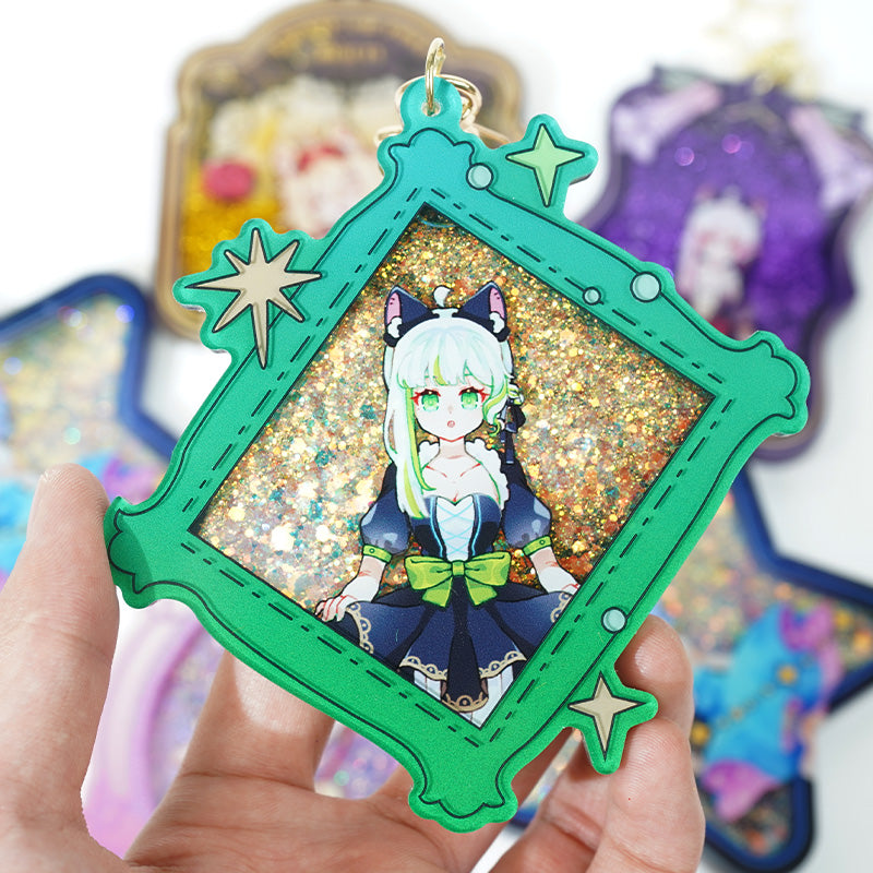 Custom Thicken Quicksand Liquid Keychains – VOGRACE