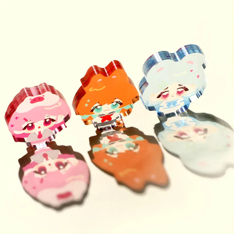 Animated Handmade Keychains Custom Thickened 3D Keychains – VOGRACE