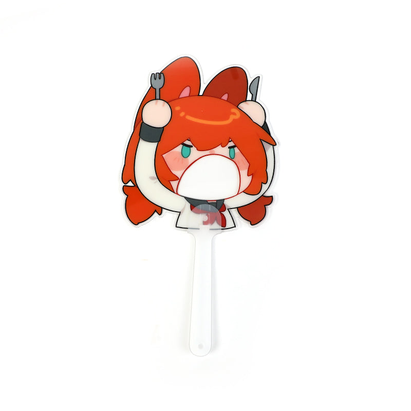 Custom Translucent Hand Fans(Flash Sale) - VOGRACE