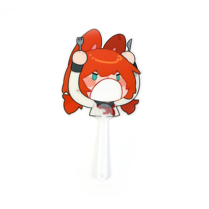 Custom Translucent Hand Fans(Flash Sale) - VOGRACE