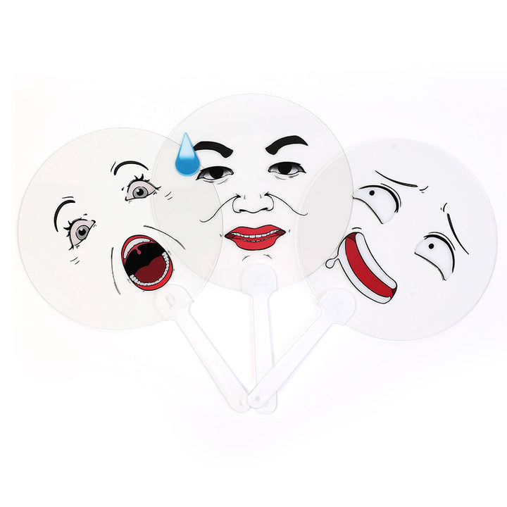 Custom Translucent Hand Fans(Flash Sale) - VOGRACE