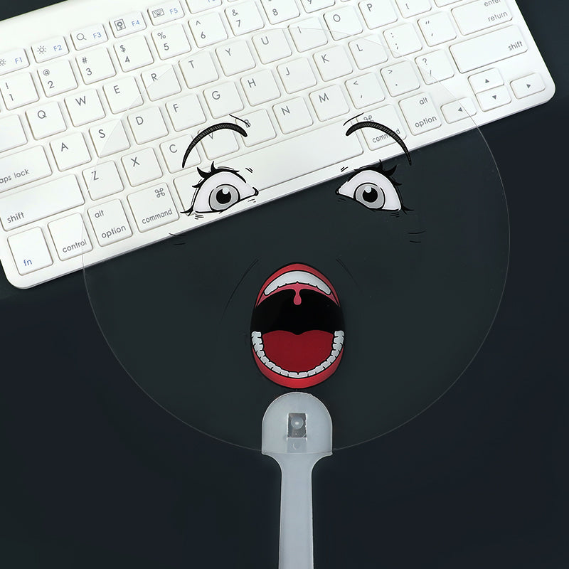 Custom Translucent Hand Fans(Flash Sale) - VOGRACE