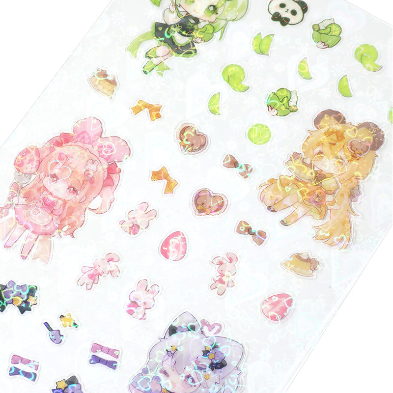 Custom Transparent Clear Stickers Sheets – VOGRACE