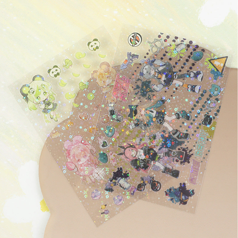 Custom Transparent Clear Stickers Sheets – VOGRACE