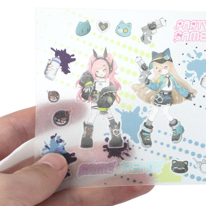 Custom Transparent Clear Stickers Sheets