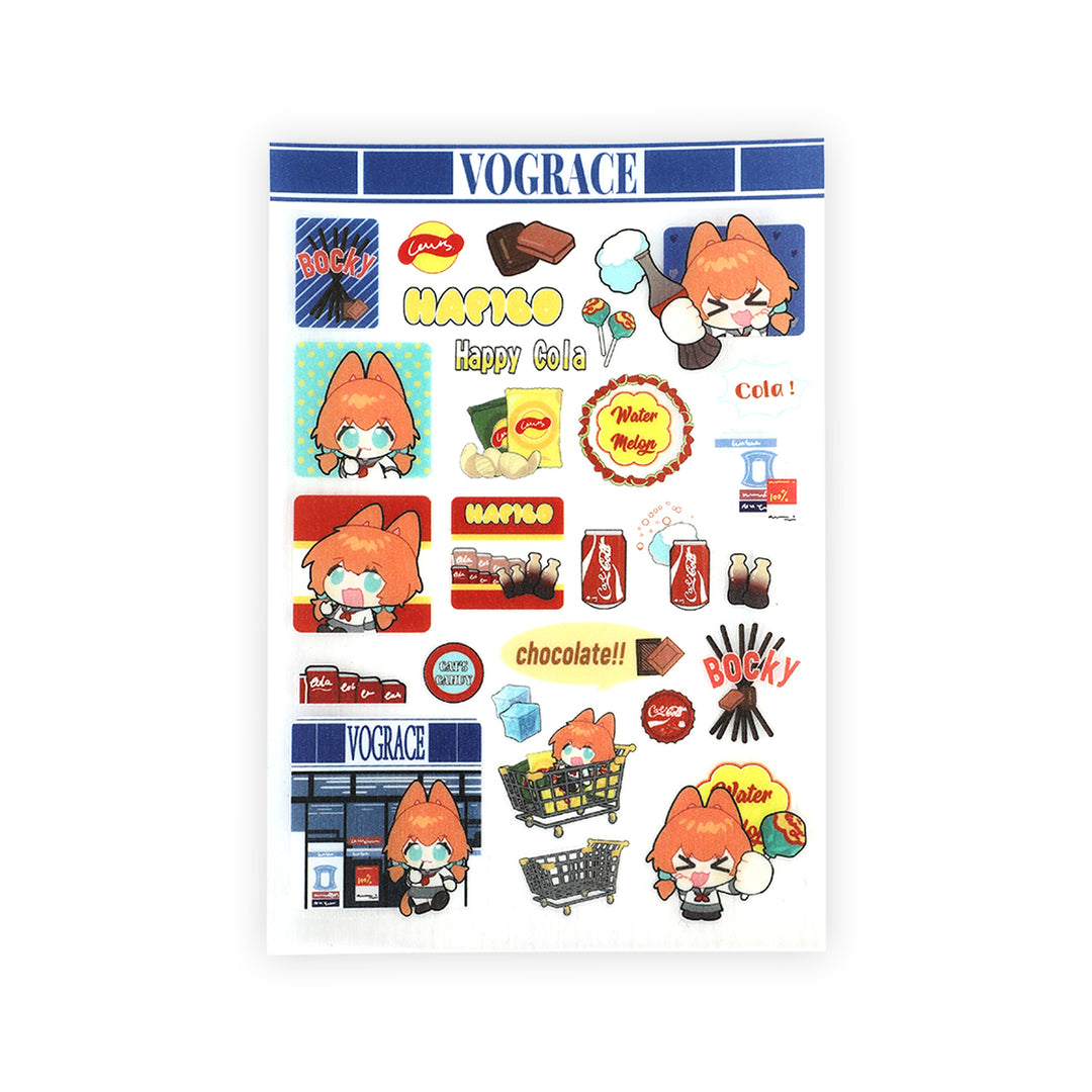 Custom Transparent Clear Stickers Sheets – VOGRACE