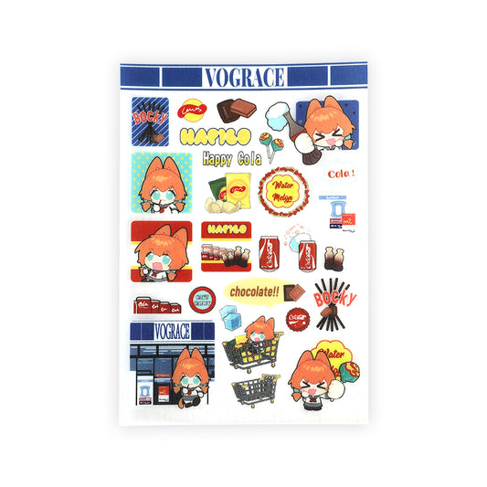 Custom Transparent Clear Stickers Sheets - VOGRACE