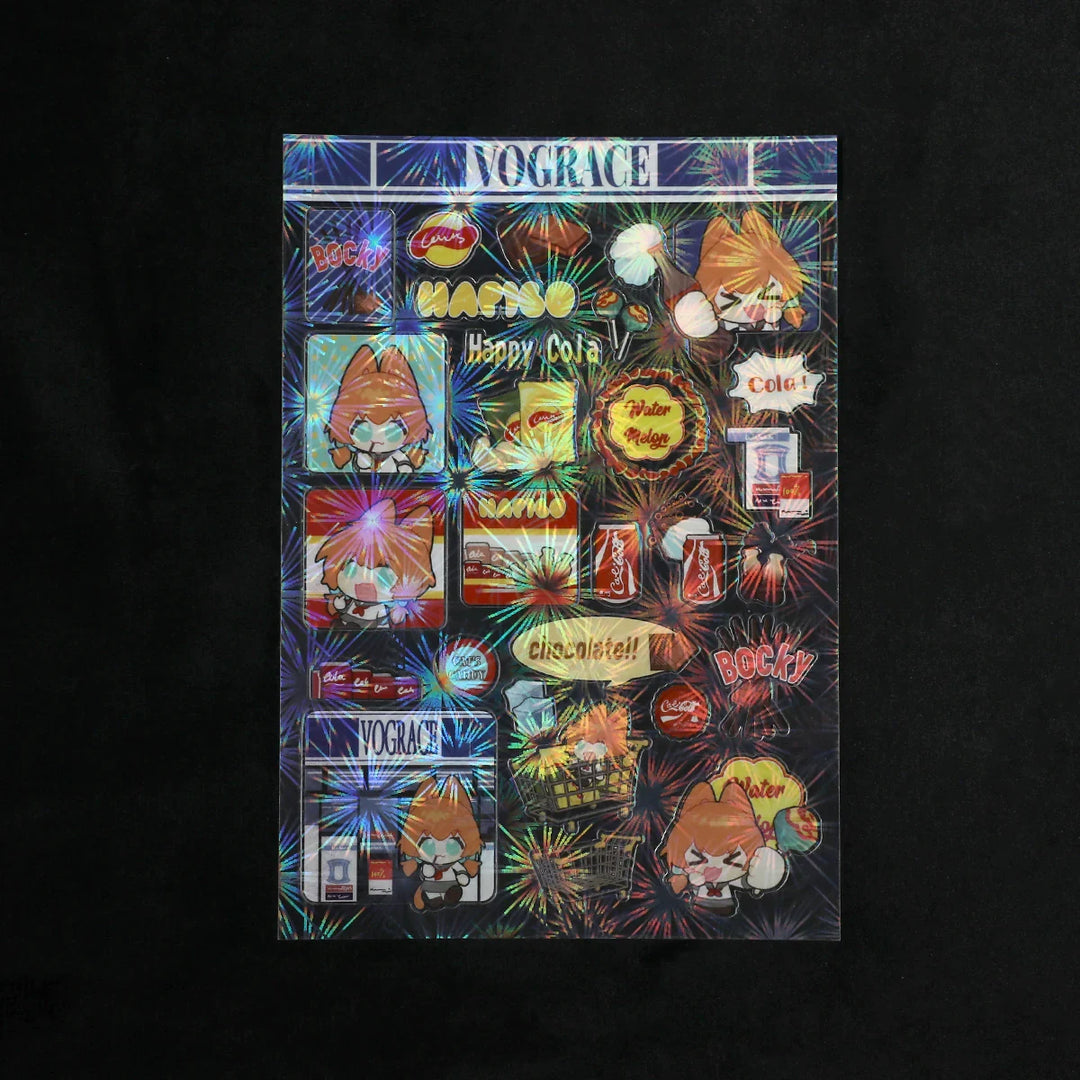 Custom Transparent Clear Stickers Sheets – VOGRACE