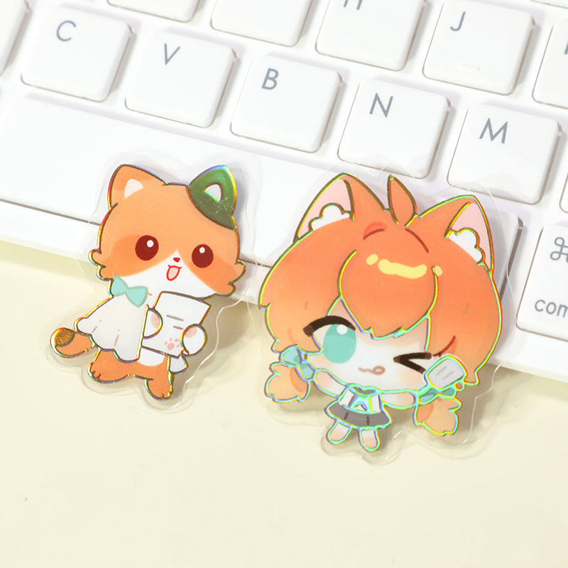 Custom Transparent Raised Foil Sticker Sheet