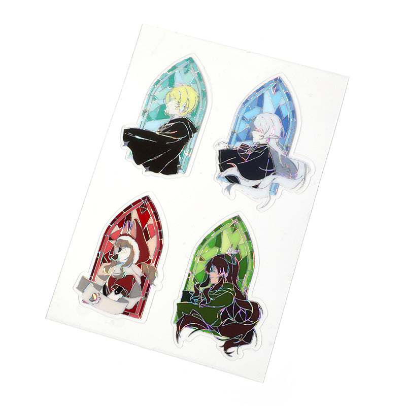 Custom Transparent Raised Foil Sticker Sheet