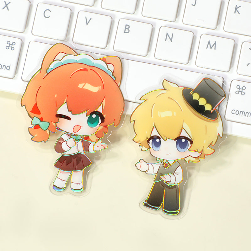 Custom Transparent Raised Foil Sticker Sheet