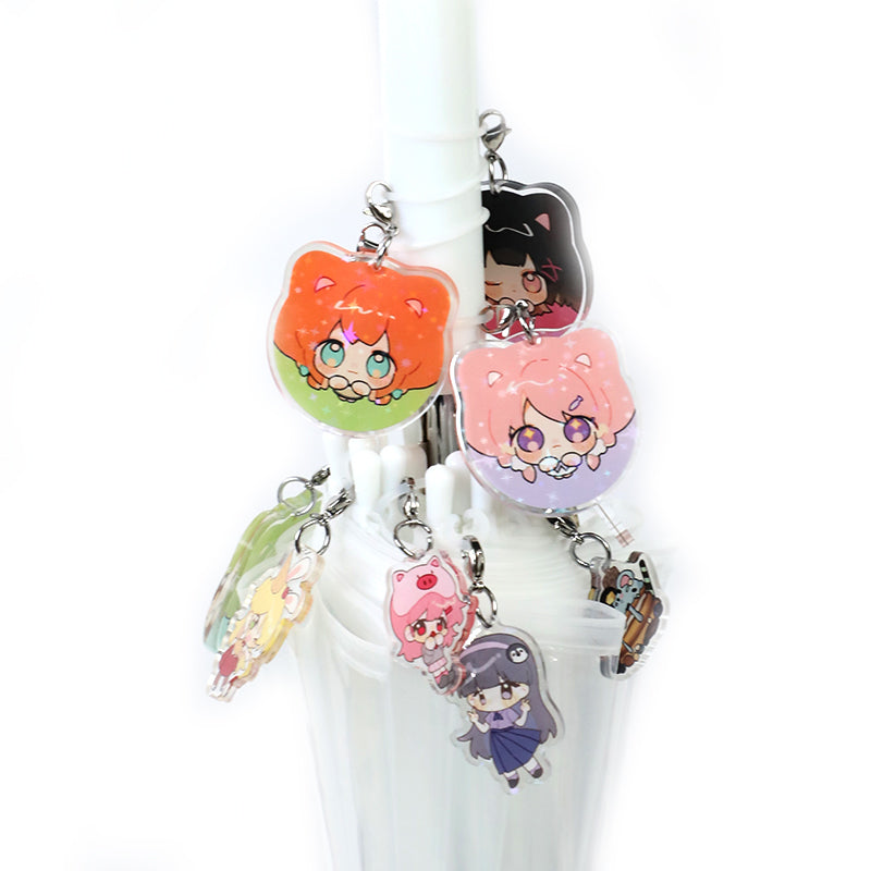 Custom Umbrella Holographic Keychains