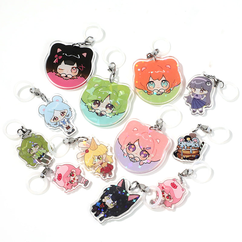 Custom Umbrella Holographic Keychains