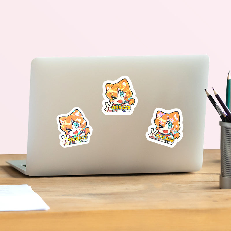 Custom Vinyl Holographic Stickers - VOGRACE
