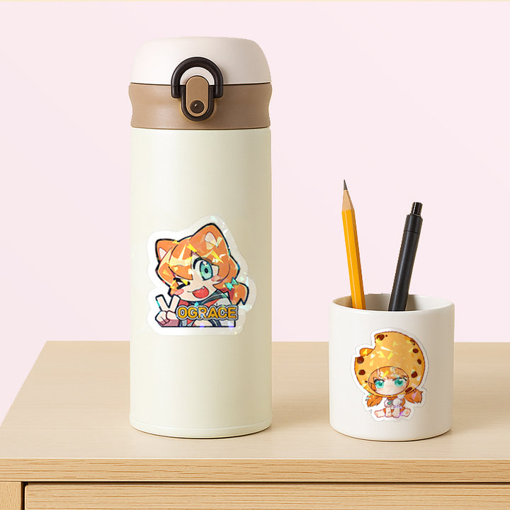 Custom Vinyl Holographic Stickers - VOGRACE